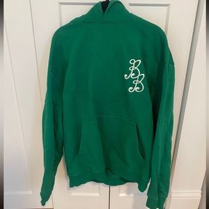 Bogey Boys Essential Cotton Macklemore Golf Hoodie - Green - Large